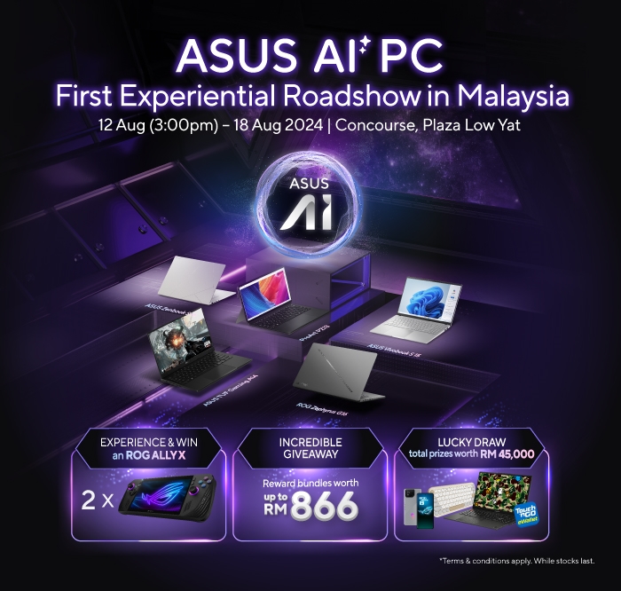 asus ai pc first experiential roadshow malaysia